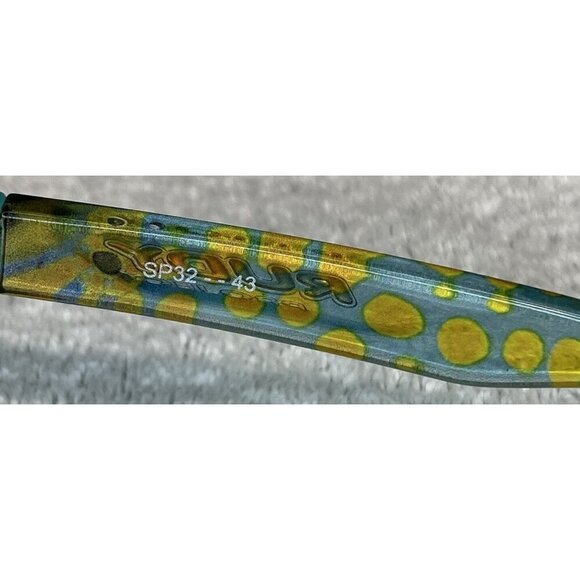 Rudy Project Nebula Women’s Teal Blue Yellow Spotted Sunglasses SP32-43 main image 5